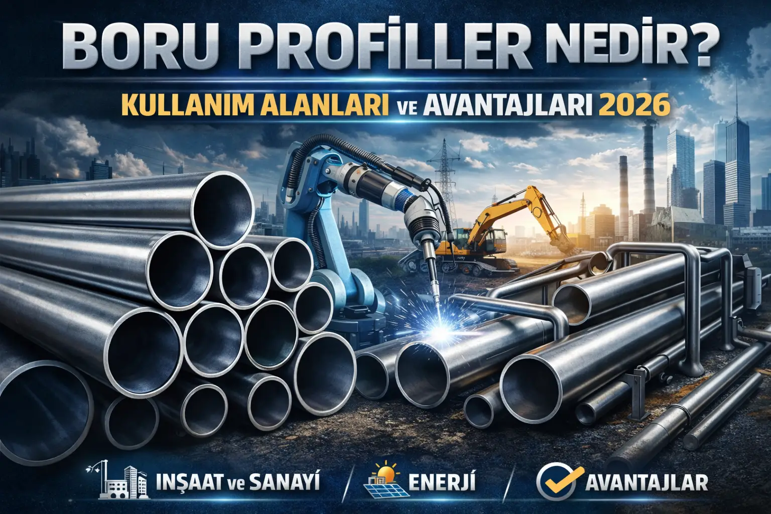 Boru Profiller Nedir? Endüstride Kullanım Alanları | IMG Group