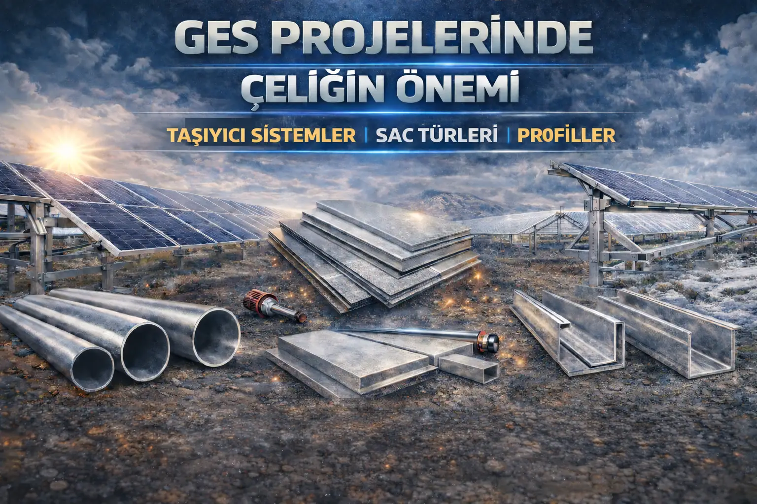 Ges Projelerinde Çelik