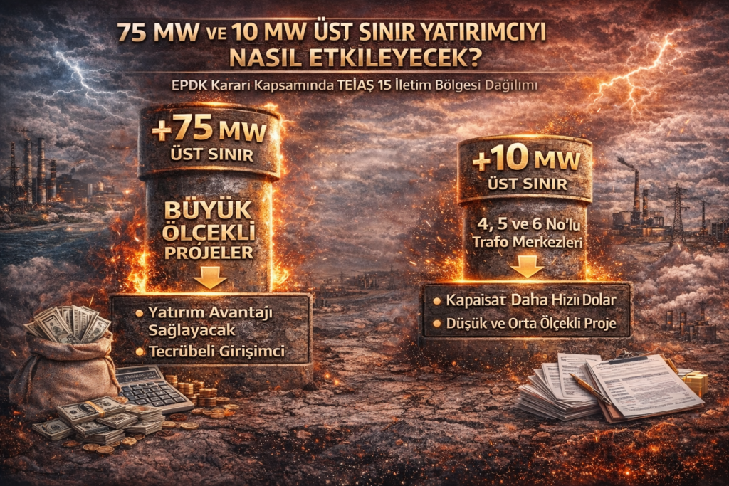 75 MW ve 10 MW Üst Sınır Yatırımcıyı Nasıl Etkileyecek?