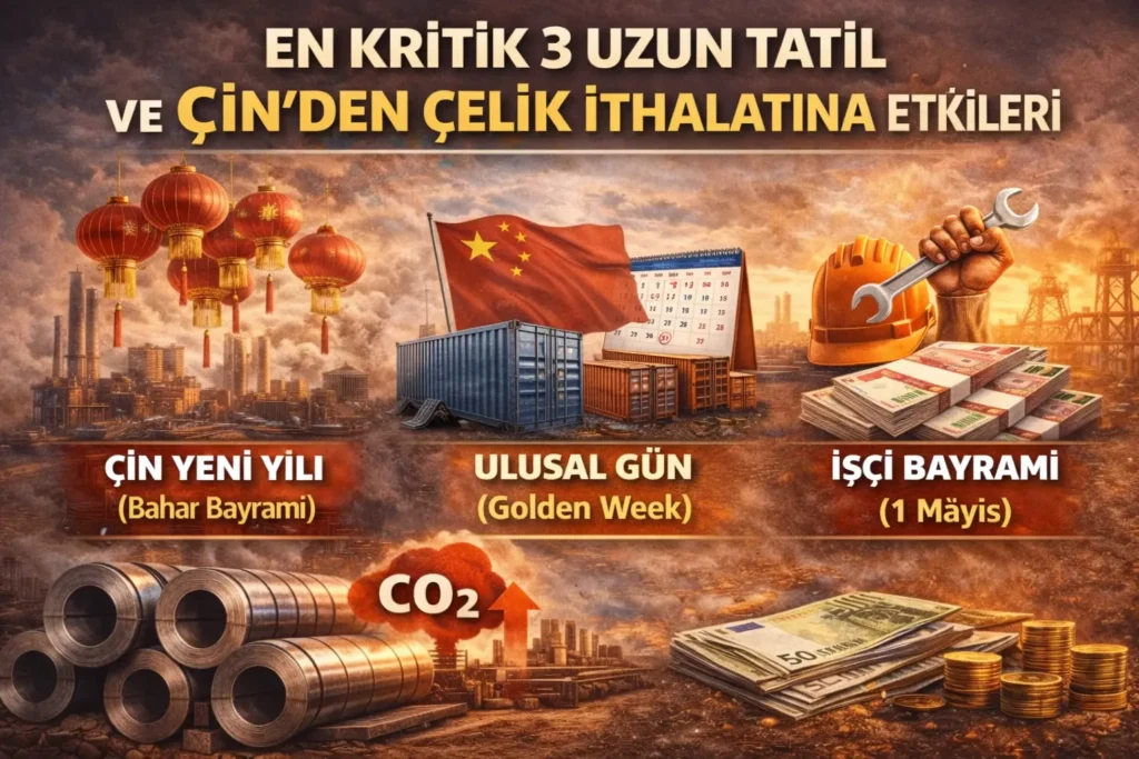 Çin’den çelik ithalatı