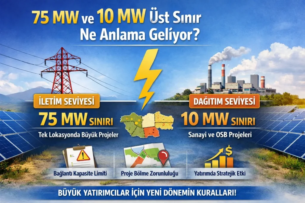 75 MW ve 10 MW Üst Sınır Ne Anlama Geliyor
