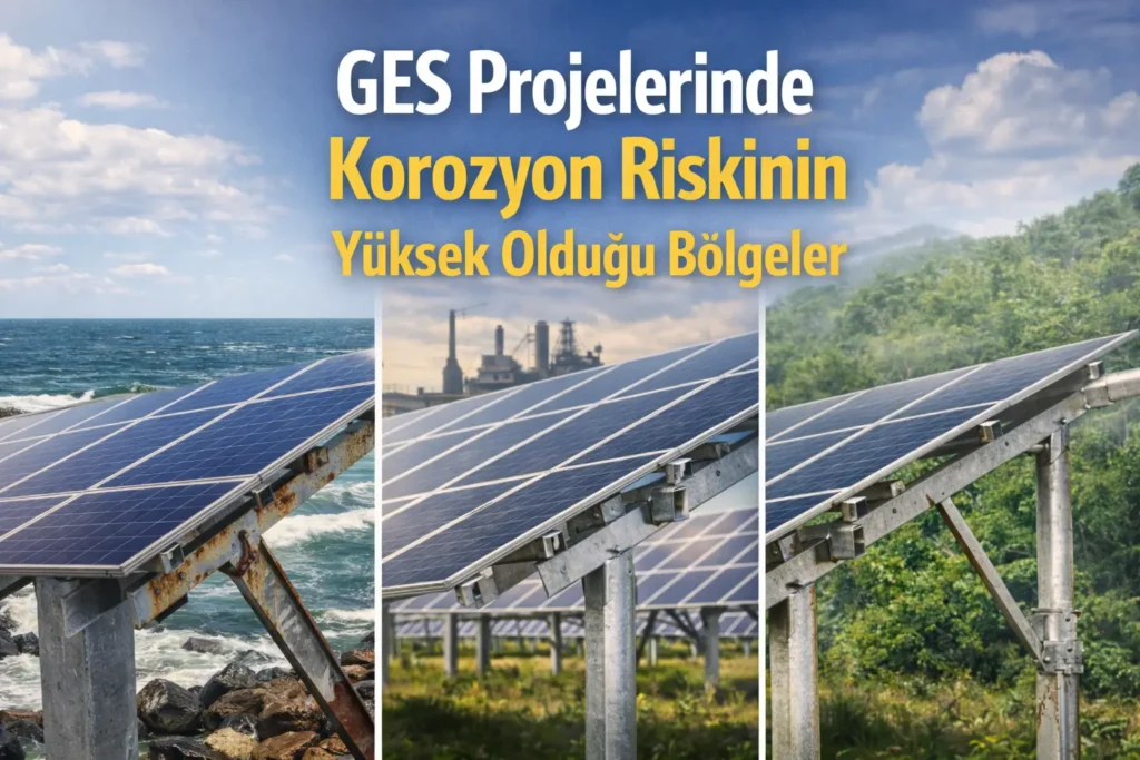 GES Projelerinde Korozyon Riskinin Yüksek Olduğu Bölgeler