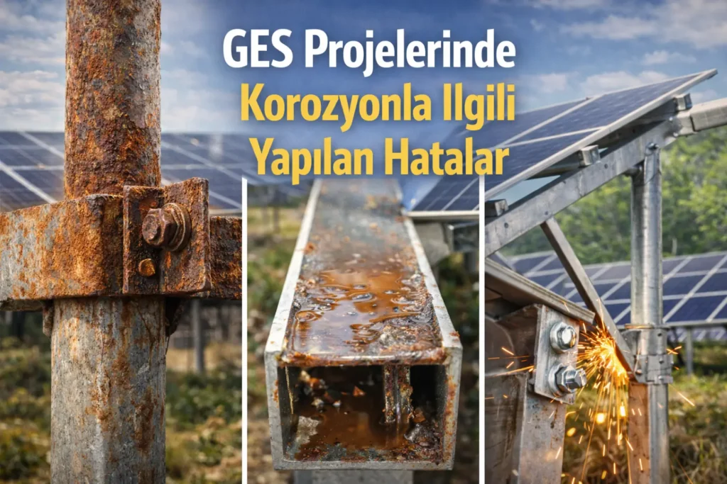 GES Projelerinde Korozyonla İlgili Yapılan Hatalar