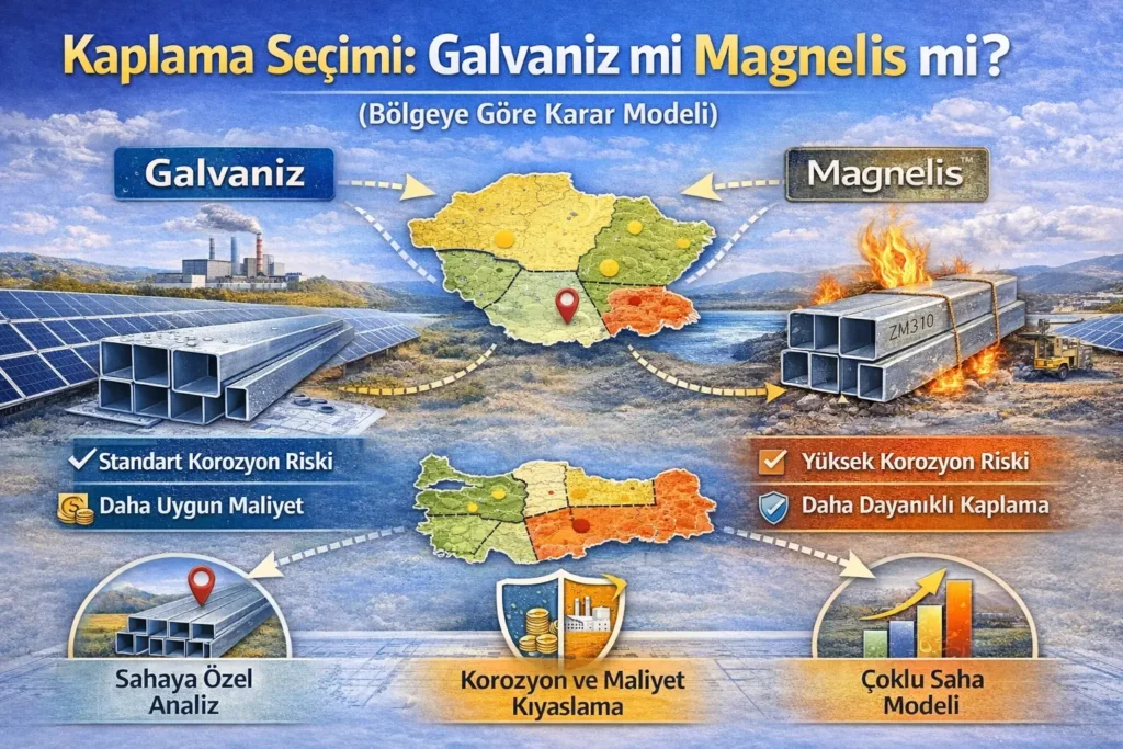 Kaplama Seçimi Galvaniz mi Magnelis mi 
