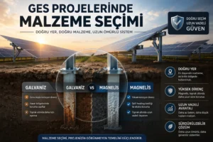 ges projelerinde malzeme seçimi