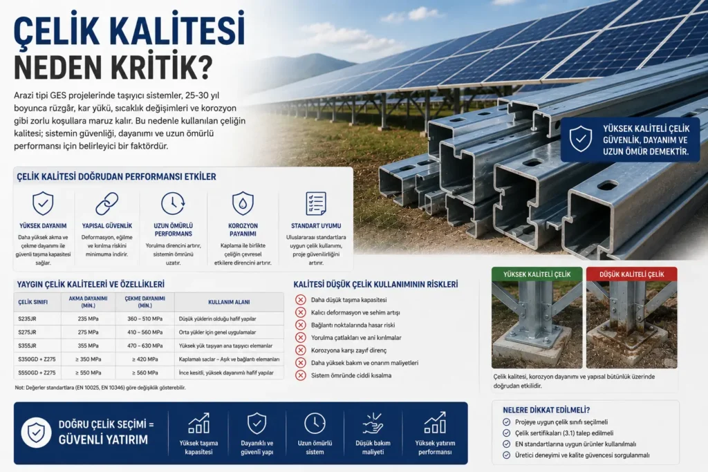 Çelik Kalitesi Neden Kritik