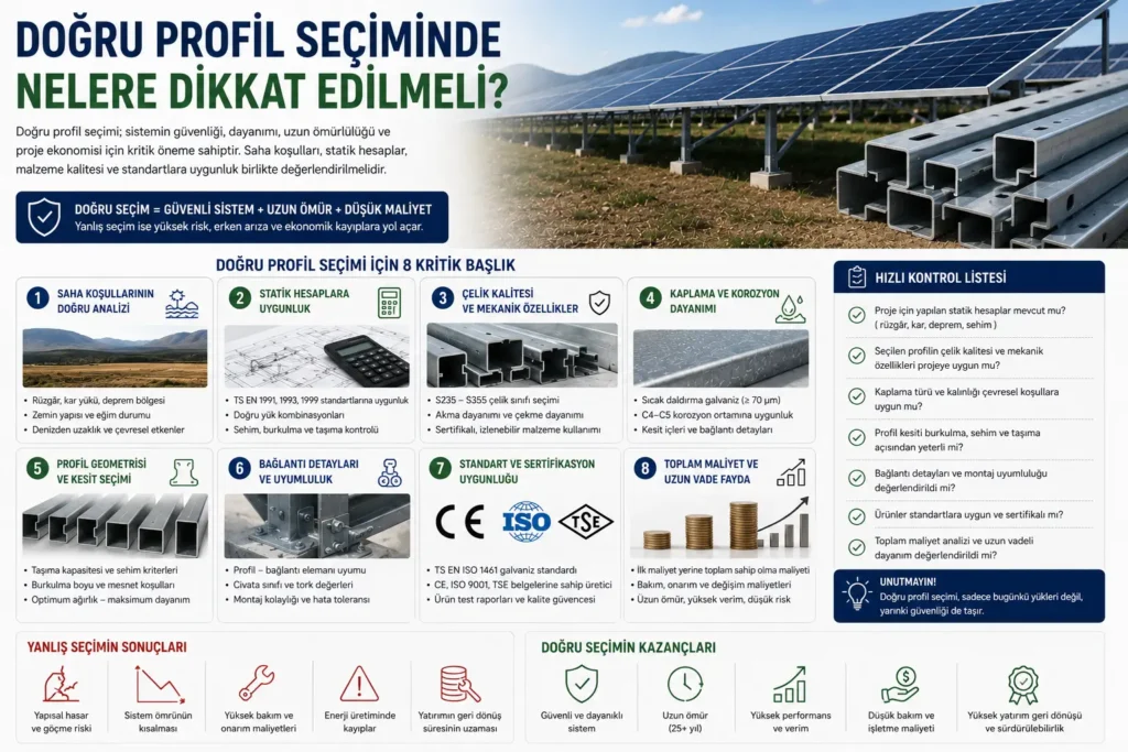 Doğru Profil Seçiminde Nelere Dikkat Edilmeli