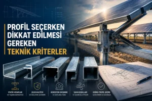 Profil Seçerken Dikkat Edilmesi Gereken Teknik Kriterler - 2026 Rehberi