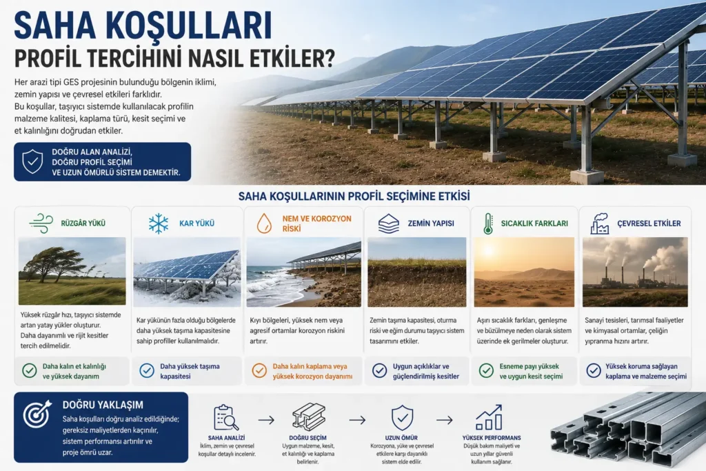 Saha Koşulları Profil Tercihini Nasıl Etkiler