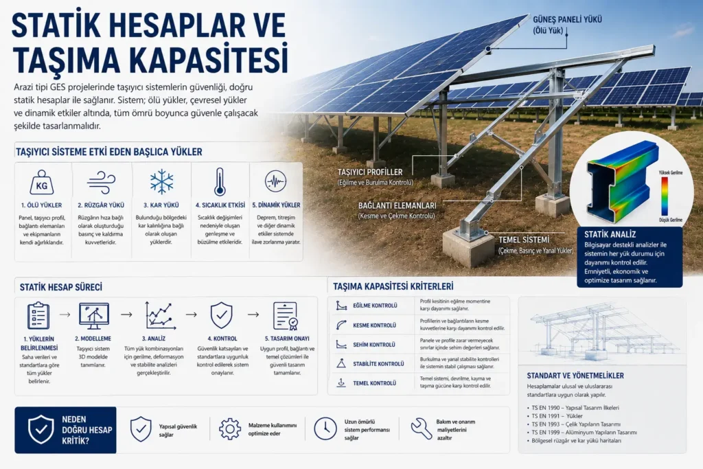 Statik Hesaplar ve Taşıma Kapasitesi