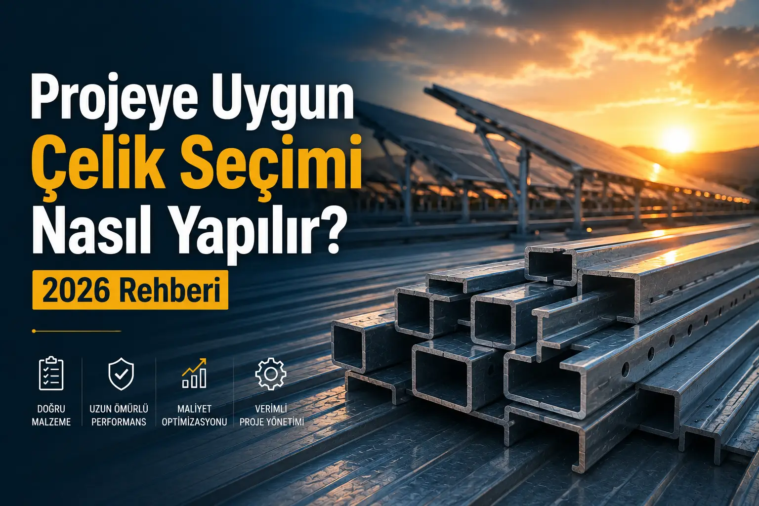 Projeye Uygun Çelik Seçimi