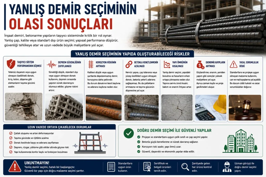 Yanlış Demir Seçiminin Olası Sonuçları