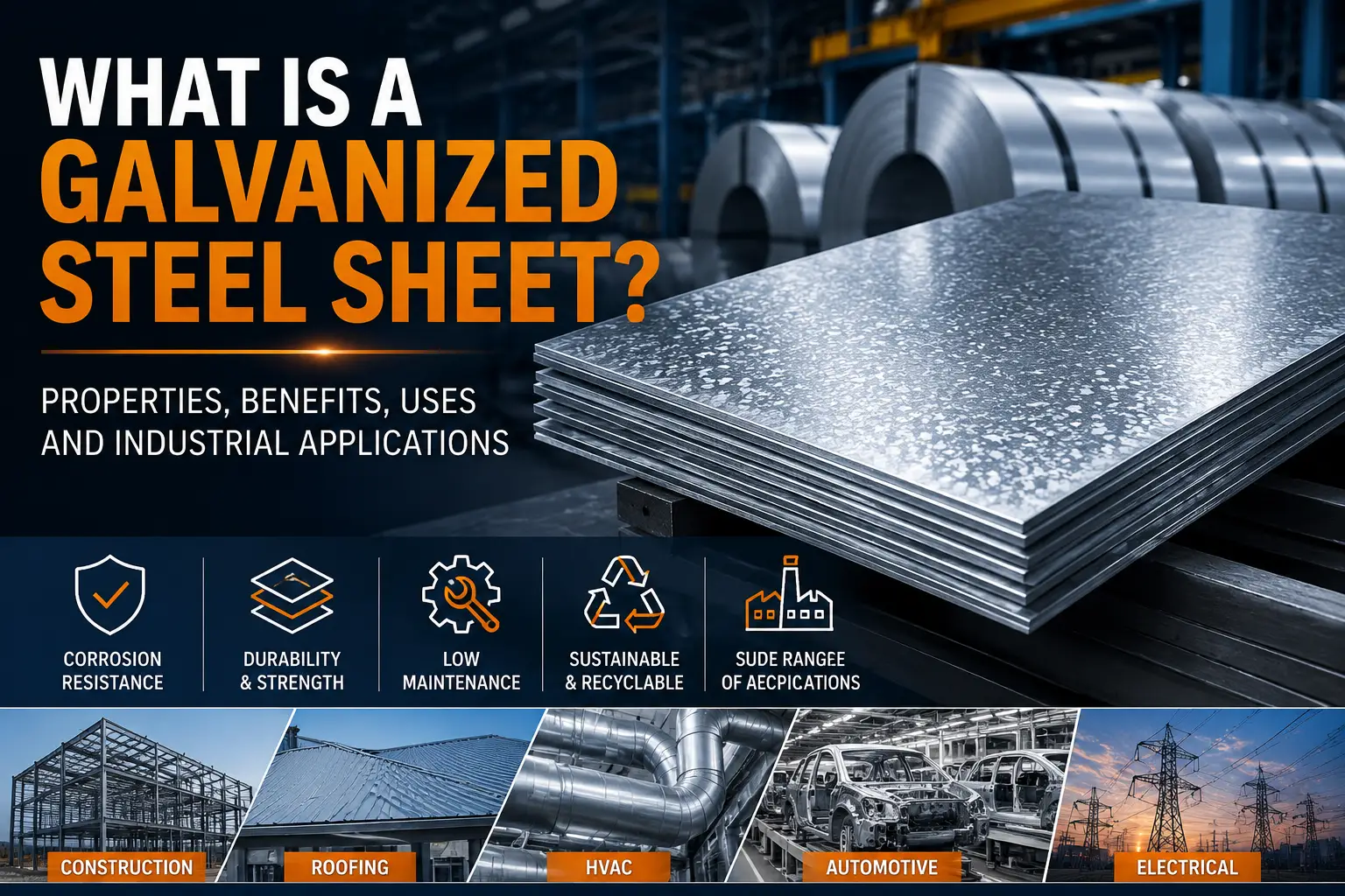 What Is a Galvanised Steel Sheet