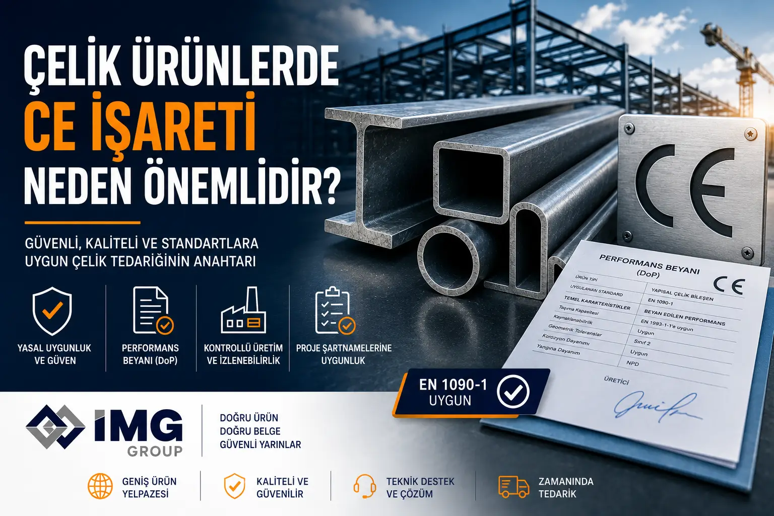Çelik ürünlerde CE İşaretinin Önemi